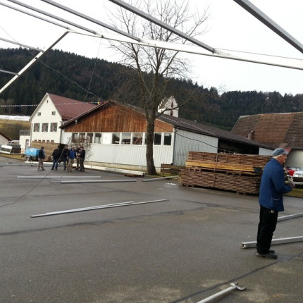 2014 Zeltaufbau Samstag